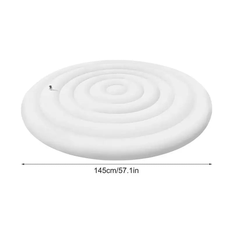 Spa Hot Tub Cover Weatherproof Hot Tub Cover Inflatable Lid in Round Outdoor Rain-Proof Lid Folding Cover with Heat Insulation