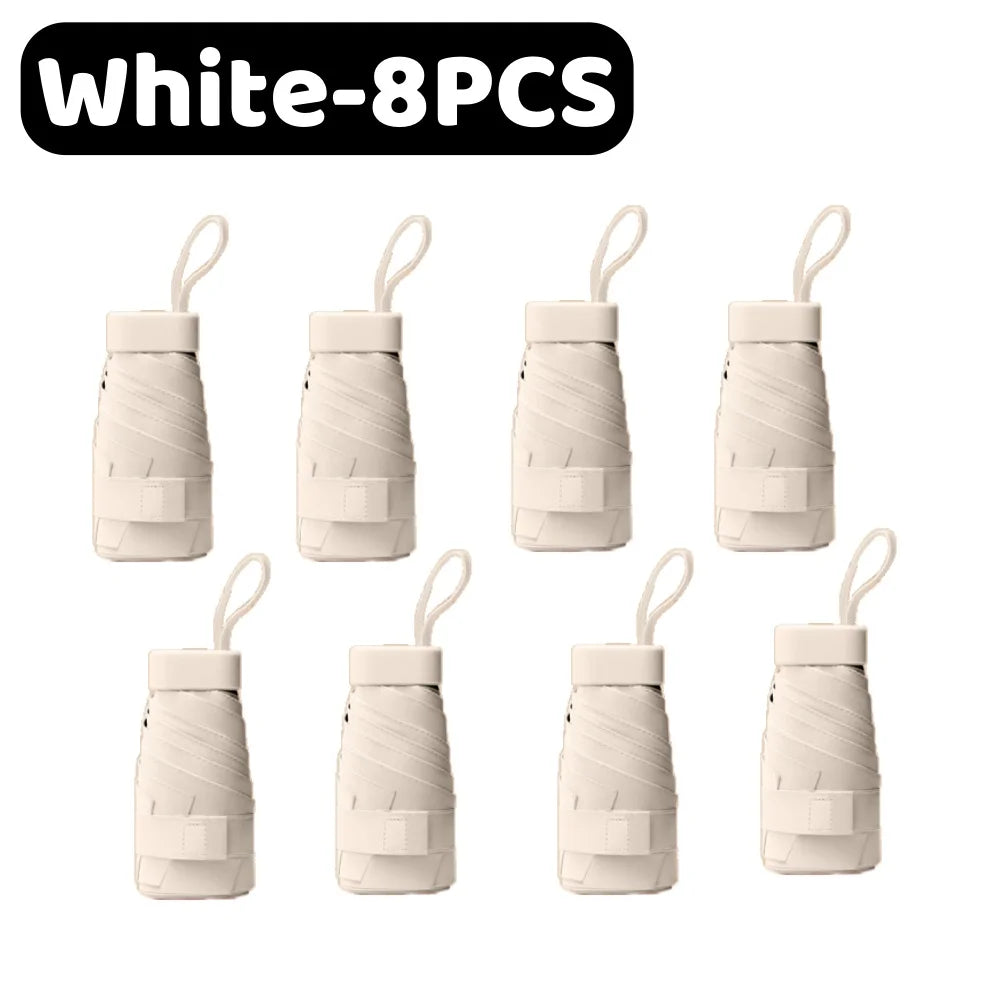 Mini UV Folding Umbrella - Lightweight Portable Parasol