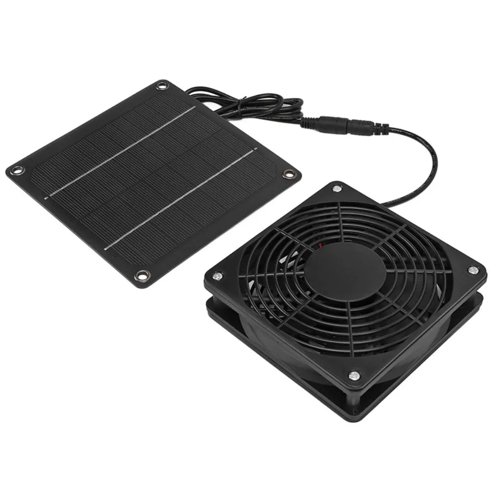 10W12V solar panel fan, pet exhaust fan, green and environmentally fri