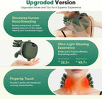 Bionic Finger Neck Shoulder Massager Wireless Neck Cervical Trapezius 4D Kneading Body Back Hand Massage Shawl Brushless Motor