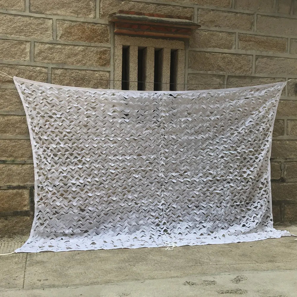 3x6M Reinforced Camouflage Nets  White Blue Black Desert Jungle Sand Garden Shade Mesh Awning 3*6m 6x3m 3x6 6x3