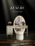 Dresser Bedroom Modern Minimalist Marble Integrated Makeup Table