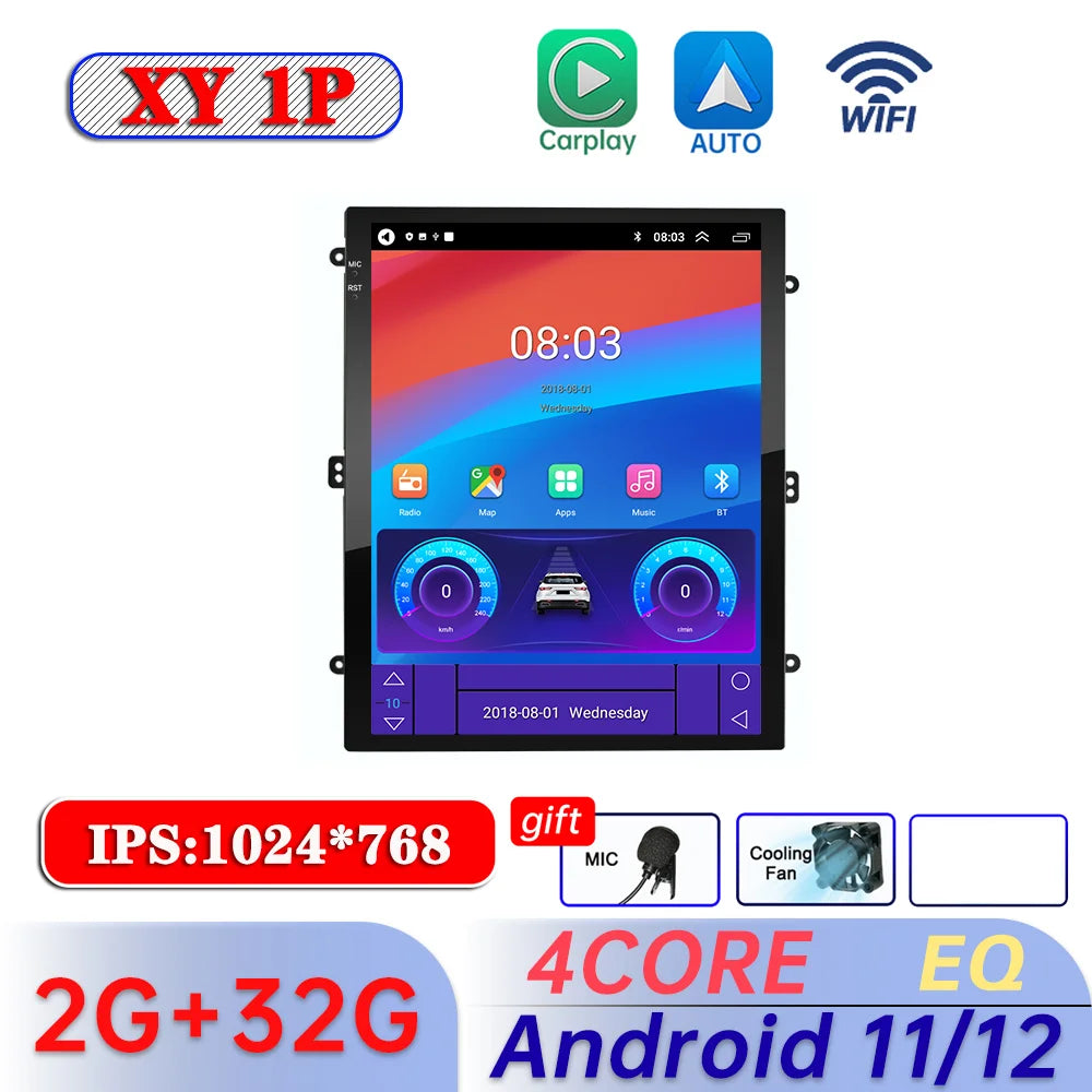 Car adio For Tesla Style 9.7inch Host Wireless Carplay Android auto For KIA TOYOTA Nissan Honda Opel Car Multimedia Player