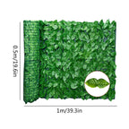 Artificial Leaf Privacy Fence Roll Wall Landscaping Fence Privacy Fence Screen Outdoor Garden Backyard Balcony Fence Privacy
