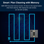 Robot Window cleaner ABIR WD8,Dual Water Spray,Smart Memory,High Vacuum Suction, Laser Sensor, Home Wall Glass Cleaning Robot