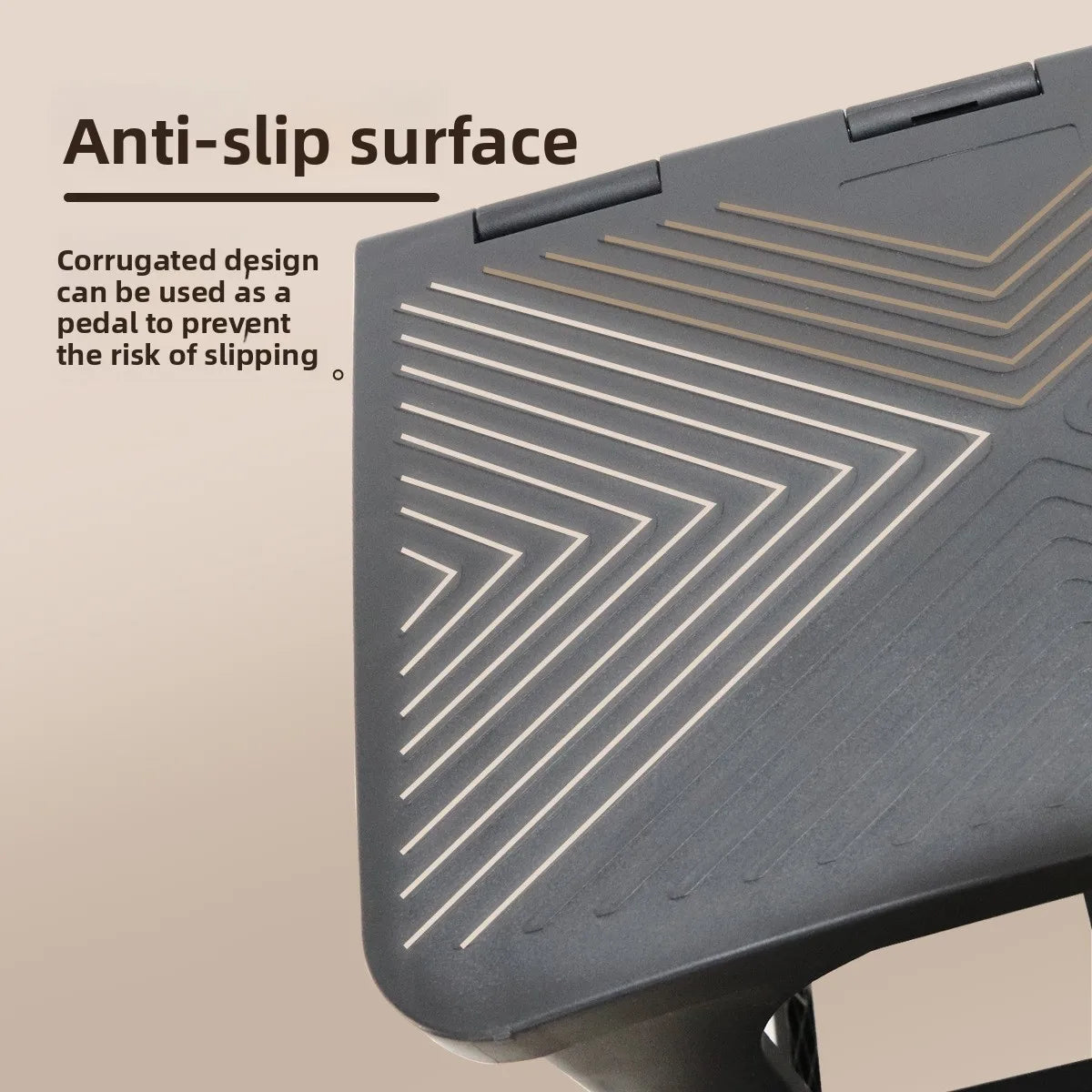 Household Foldable Stool Two or Two Steps Household Plastic Climbing Steps High and Low Pedal  High and Low Ladder Stool