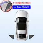 For Tesla Model 3 Highland 2024 Sunshade Accessories Silver Thick Sun Shade Tesla Model Y Juniper 2025 Window Windshield Shading
