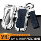 Alloy Car Remote Key Fob Cover Case Holder for Geely Tugella 2020 Azkarra Xingyue Boyue Pro Atlas Pro Gili Tugella Accessories