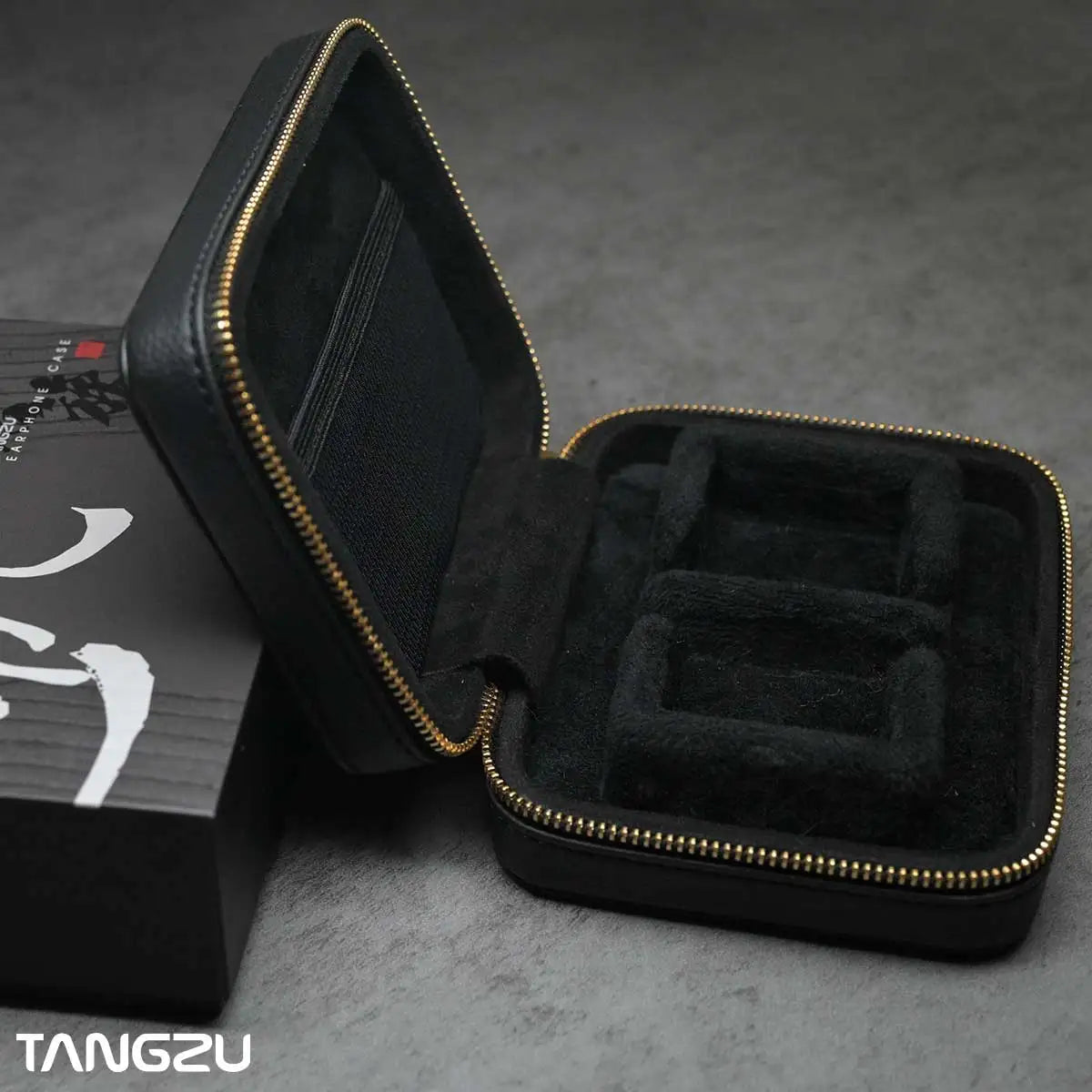 Tangzu earphone split storage box (can accommodate earphones + small tail + earplug cover + adapter)