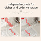 Kitchen Tableware Drain Rack Multi-function Tableware Storage Box Dish Drying Rack For Kitchen Counter