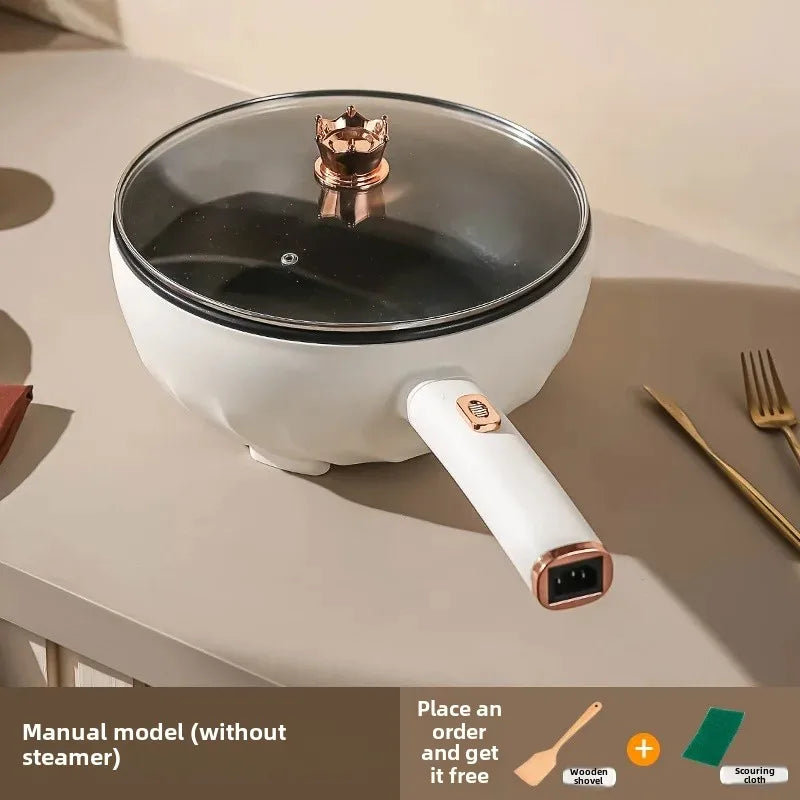 Large Capacity Multi-Functional Electrical Wok Cooker Stainless Steel Integrated Electrical Heating Pot Direct Manufacturer Sale
