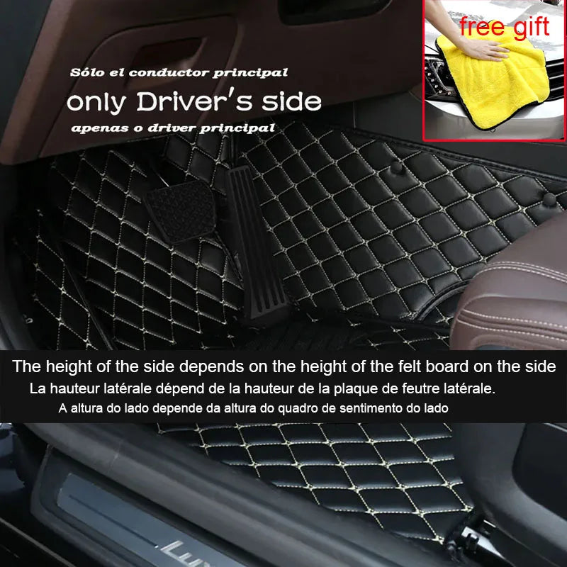 Car Floor Mat For Opel Corsa D 2007~2014 Waterproof Rug Cubre Pisos Para Autos Car Mat Floor Interior Decoration Car Accessories