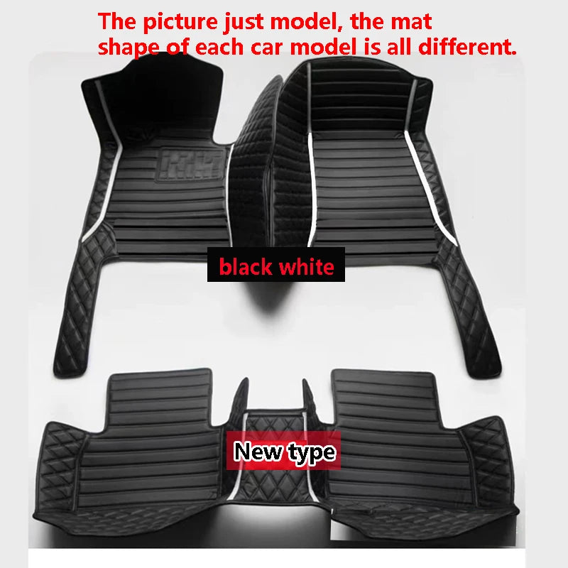 Car Floor Mat For Custom For Haval H6 2023 Automobile Rugs Non-Slip Leather Man Full Set Luxury Woman Foot Pads Auto Accessory