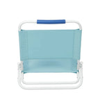 Beach Sand Chair, Teal, Durable Weather Resistant Fabric, Powder-coated steel frame for rust-resistance, Folds flat for storage