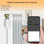 MOES TRV Tuya ZigBee Thermostatic Radiator Valve SmartLife Wireless Remote Heating Temperature Controller Alexa Voice Control