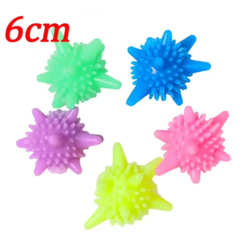 1/5/10Pcs/Set Laundry Ball Reusable Household Washing Clothes Softener Remove Dirt Clean Shape PVC Solid Cleaning Balls