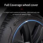 Hubcaps Design for Tesla Model Y 2020-2024 19Inch Gemini Wheel Cover Cap Automobile Cover Wheel Cover Replacement Accessories