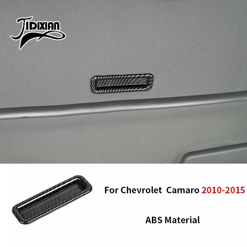 JIDIXIAN fit for Chevrolet Camaro 2010 2011 2012 2013 2014 2015 Car Interior Exterior Decoration Cover Carbon Fiber Accessories