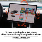 GPS Stand Navigation Screen Rotating Holder Left Right 30 Degree Swivel Mount Bracket for Tesla Model 3 Y 2023 Car Accessories