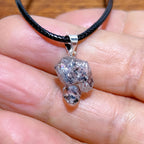 Natural Crystal Herkimer Diamond Pendant Hang Stone Gemstones Mineral Energy Reiki Home Decorations Gift Ore Crystals