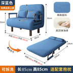 Modern folding sofa bed apartment small apartment simple single and double folding sofa with armrest