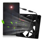 Small Solar Exhaust Fan Mini Cooling Fan Solar Powered Fan Wit Outdoor