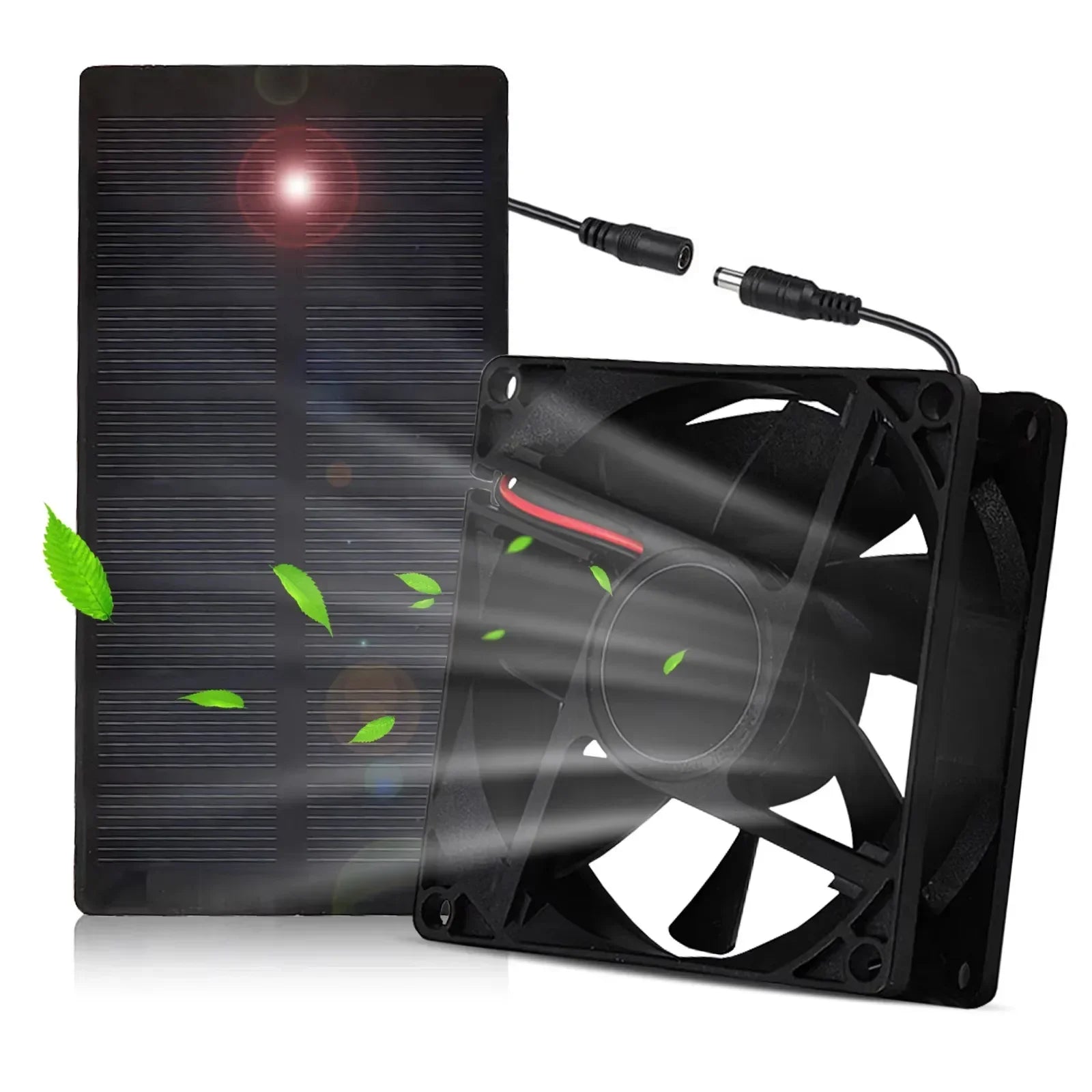 Small Solar Exhaust Fan Mini Cooling Fan Solar Powered Fan Wit Outdoor