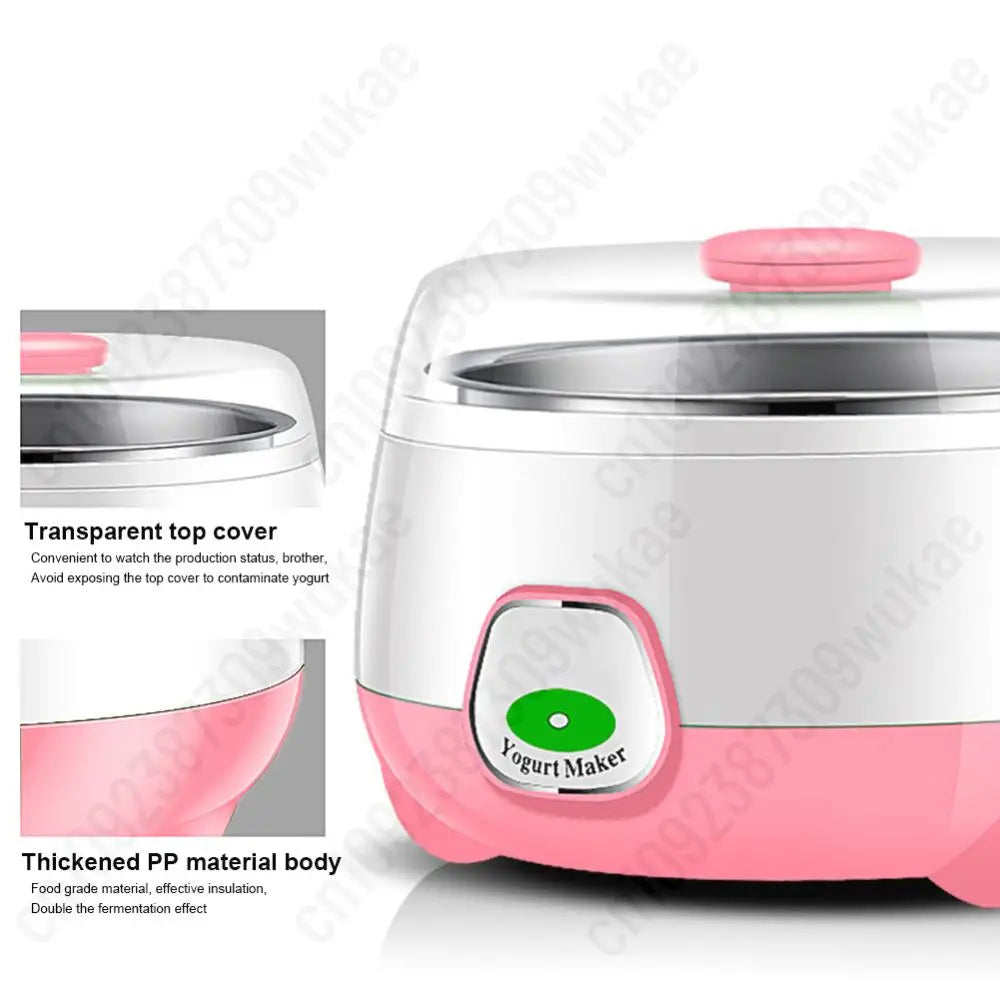 1L Electric Yogurt Maker Automatic Yogurt Maker with Constant Temperature Control Yogurt Machine For Homemade Yogurt Natto
