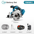 1000W Brushless Electric Circular Saw 10800RPM Cordless Multifunctional Woodworking Cutting Power Tool For Makita Battery Pin