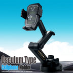 Car Windshield Dash Board Phone Holder 360 Degree Rotation Long Arm Gps Holder Strong Suction Cup Dashboard Nrack