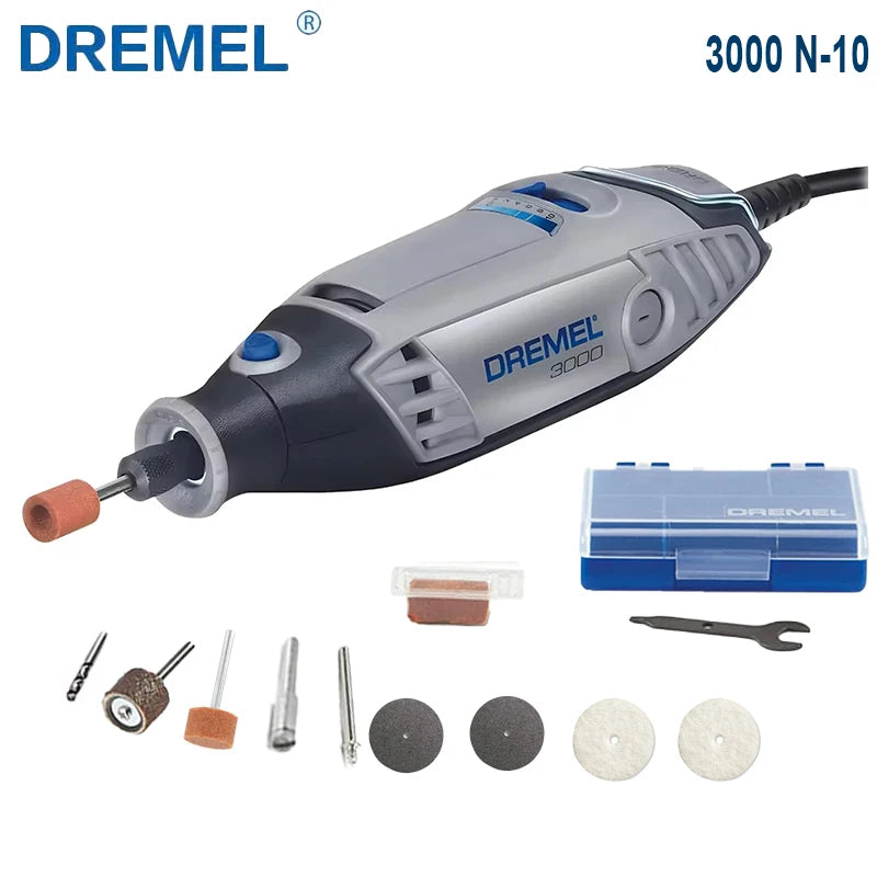 Dremel 3000 Electric Grinder Rotary Tool Engraver Pen Kit Multi-Function Home Diy Grinding Machine for Cutting Carving Polishing