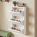 YITAHOME Thin 3-Drawer Shoe Cabinet - Space-Saving Steel Design with Ventilation for Entryway/Hallway