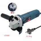 1000W Electric Angle Grinder 100mm 125mm Corded Grinding Machine 6 Speeds Electric Grinding Cutting Polishing Power Tool 220V EU