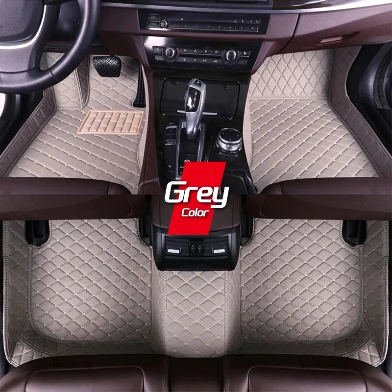 Car Floor Mats For Ford S-Max MK1 2006~2014 7seat Anti-dirt Pads Full Set Waterproof Floor Mat Non-slip Carpets Car Accessories