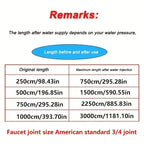 Expandable Garden Hose with Brass Joint US3/4 TPE Inner Pipe 3x Expansion Irrigation Water Pipe for Home Outdoor