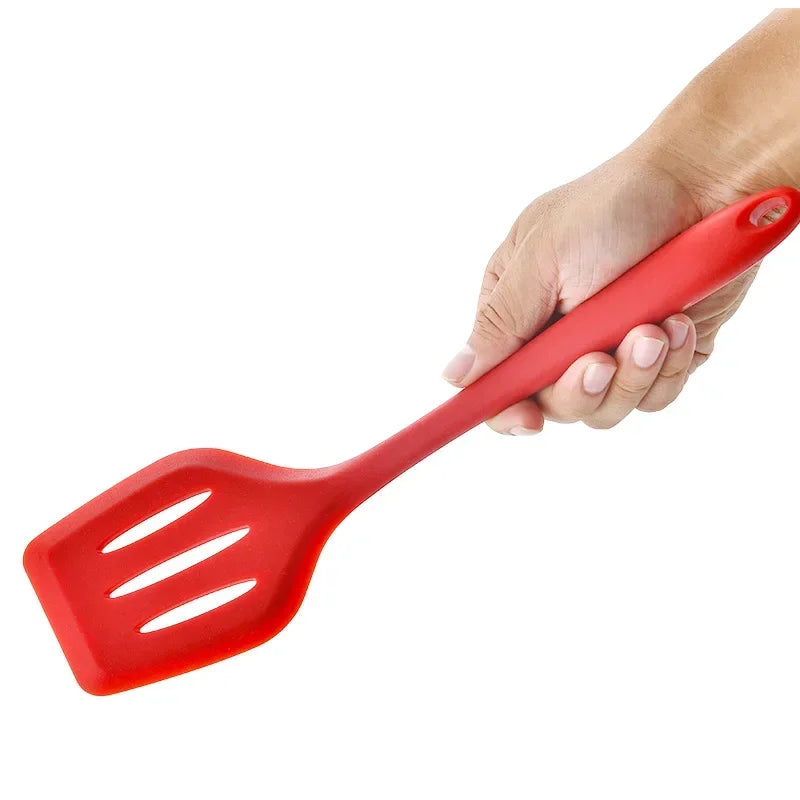 Heat Resistant Silicone Cooking Utensils Set, Kitchen Baking Storage Box Tools, 10 Sets, Non - Stick