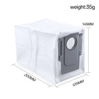 For Roborock P10 A7400RR /S8 MaxV Ultra /Q Revo Robot Vacuum Cleaner Accessories Dust Bags Replacement Parts