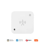 MOES Tuya ZigBee and WiFi Smart Human Presence Sensor Motion Detection Light Luminance Sensor Wired Design App Notification
