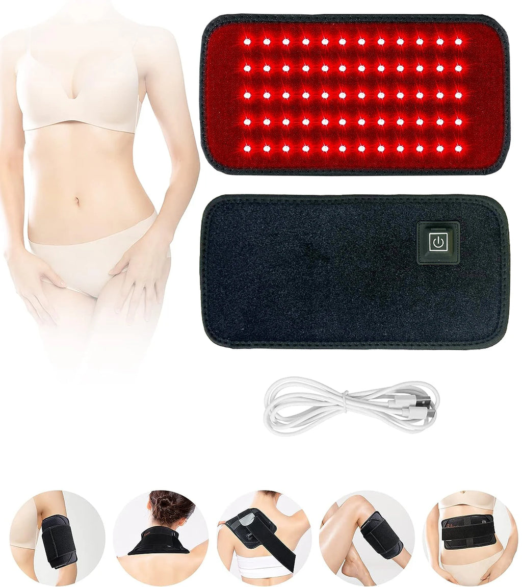 Red & Infrared Light Therapy Belt (660nm/850nm) - Body Slimming & Pain Relief | AlluCanFind