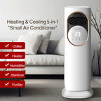5 in1 Intelligent Mobile Humidifier Vertical Household Purifier Portab