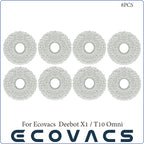 Ecovacs Deebot X1 OMNI / T10 OMNI Robot Vacuum Cleaner Spare Parts, Rubber / Side Brush, Cover,Hepa Filter, Mop Rag, Dust Bag