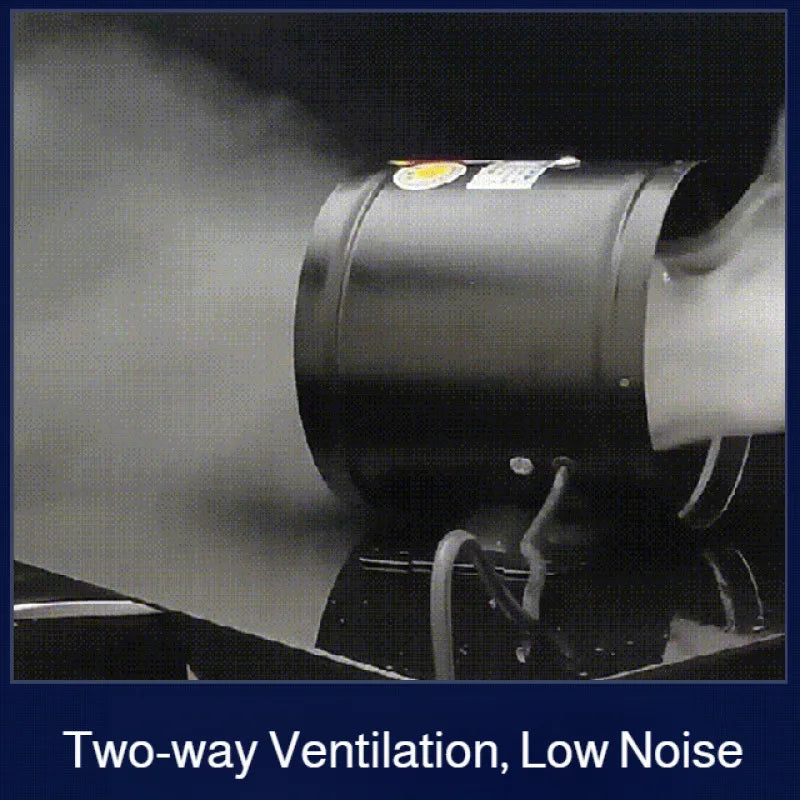 6/10Inch Powerful Kitchen Pipe Exhaust Fan Multi function Extractor Ex
