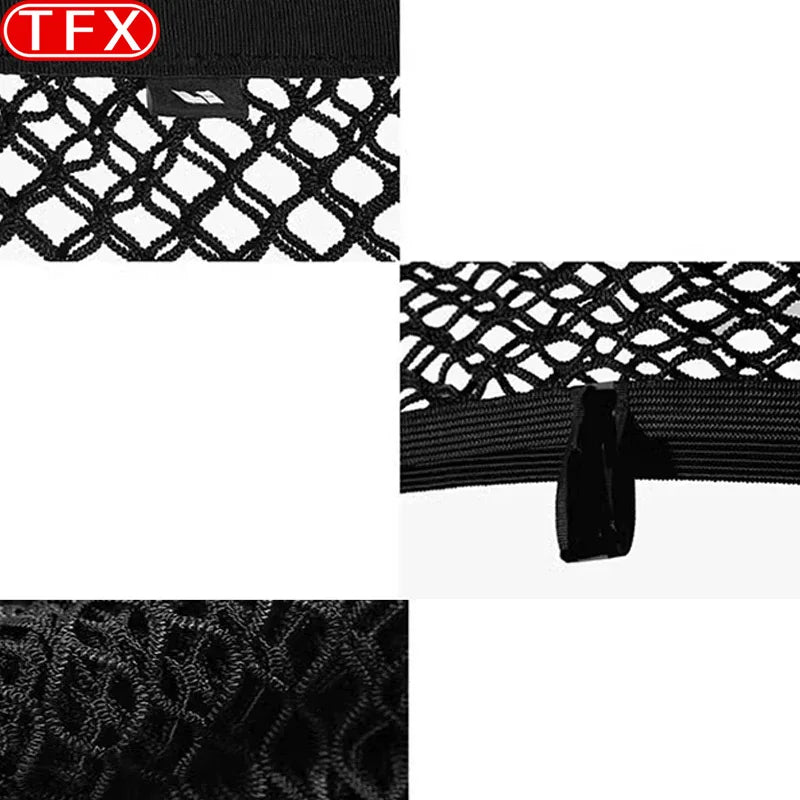 For BYD Sealion 7 2024 2025 Car Styling Trunk Fixed Mesh Pockets Luggage Storage Net Trunk Storage Net Auto Accessories