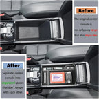 Center Console Organizer Tray Compatible with Honda HR-V 2023 2024 2025 HRV Accessories, ABS Console Organizer Armrest Storage B