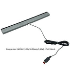 Wired Motion Sensor Receiver with Extension Cord Infrared IR Signal Ray Wired Motion Sensor Bar for Nintendo Wii Wii U Console
