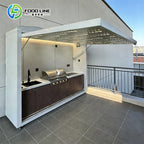 Outdoor Kitchen with bar and Pergola Outdoor Kitchen Modular Portable Outdoor Kitchen