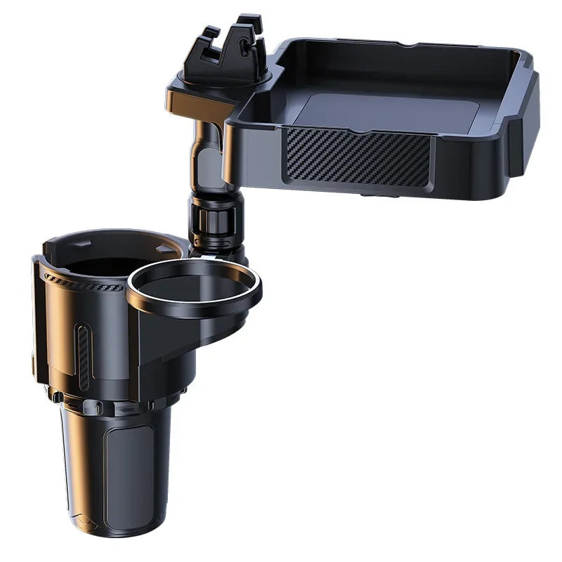 2024 Multifunctional Car Dining Table Tray Modified Coasters Instant Noodles with Water Cups Cars Stowing Tidying Accessories