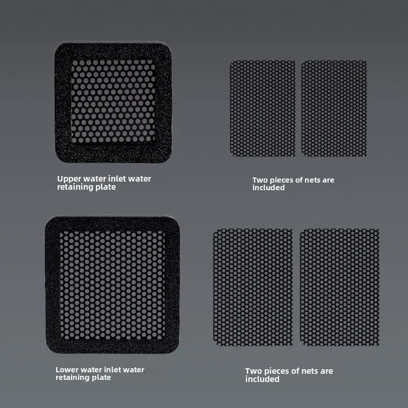 For Xiaomi Mijia smart aquarium modification backplane bottom stickers import and export accessories aquascape sand blocking