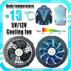 5V Cooling Fan for Air Conditioner Cooling Vest Jacket Air Conditionin
