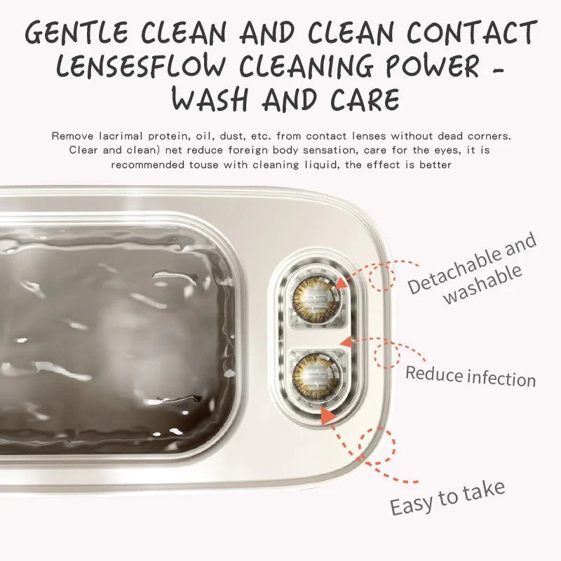 Ultrasonic Cleaning Machine High Frequency Cleaner Double Bin Vibration Full Cleaning Jewelry Household Adjustable CleanerNew